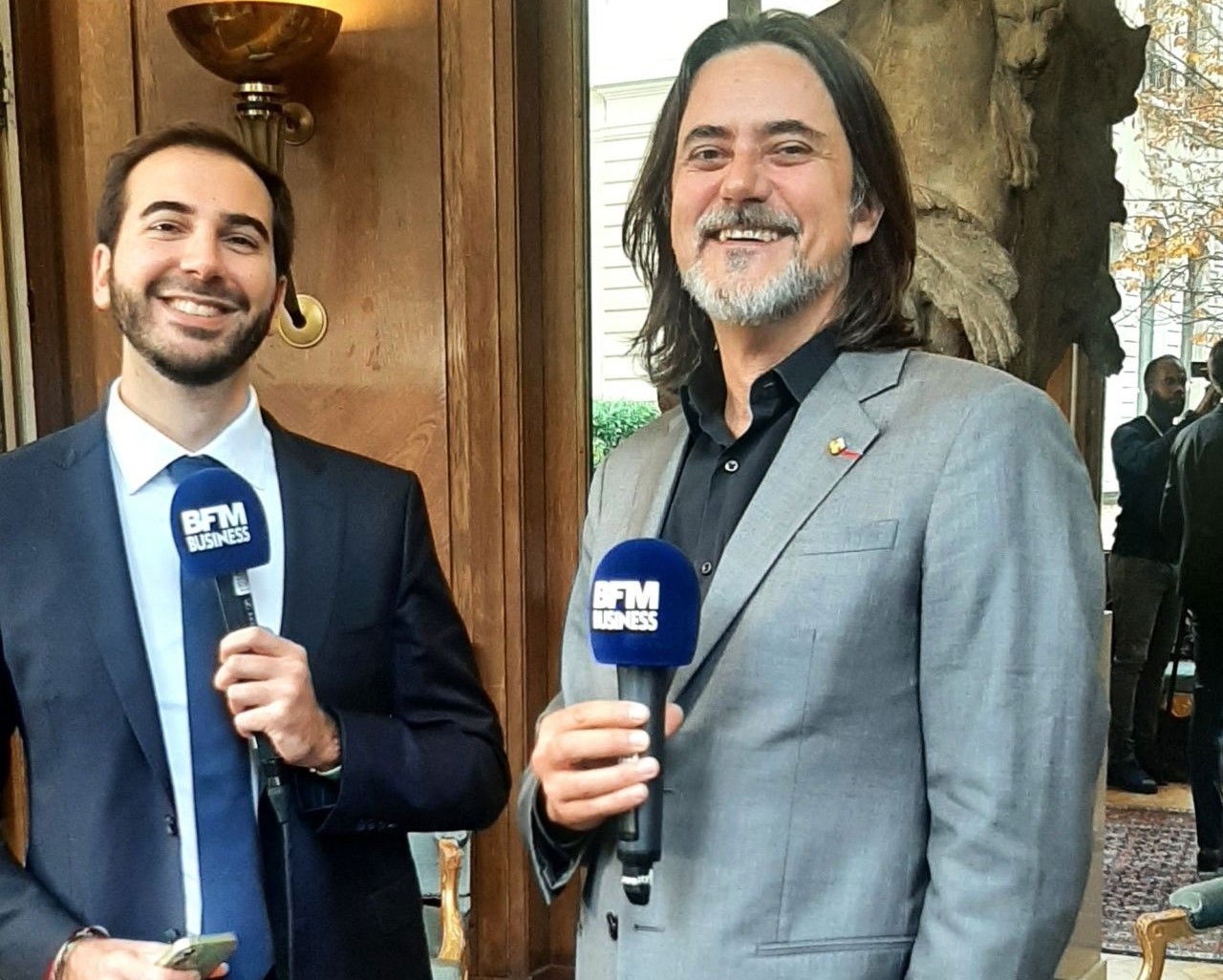 Interview de Cyril Camus (Président Cognac Camus) à la CCI Paris IDF, émission Chine Eco sur BFM Business