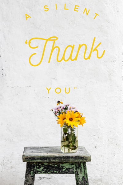 A Silent "Thank You"