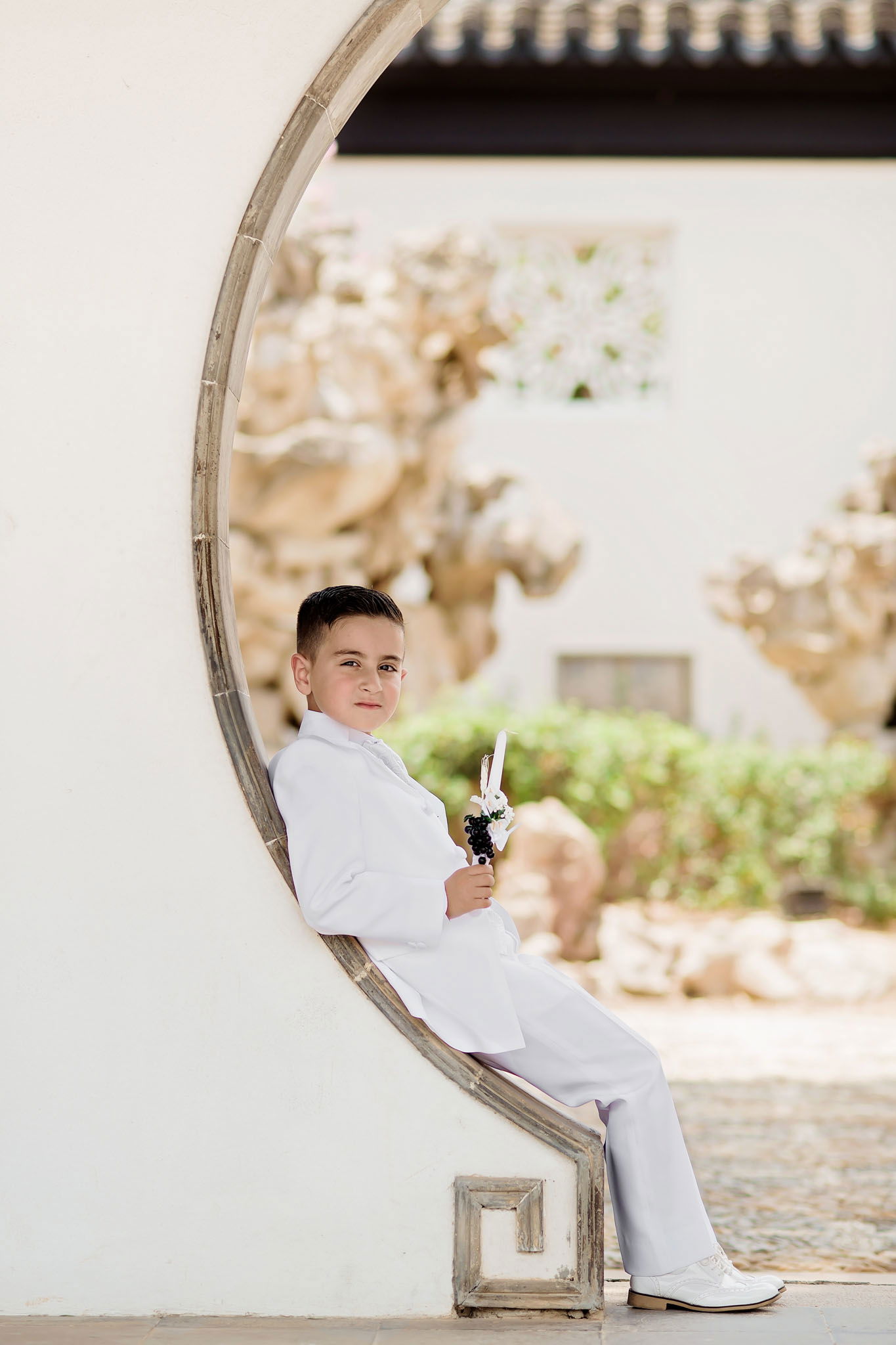 Holy communion photography,  Malta - Chinesse Gardens