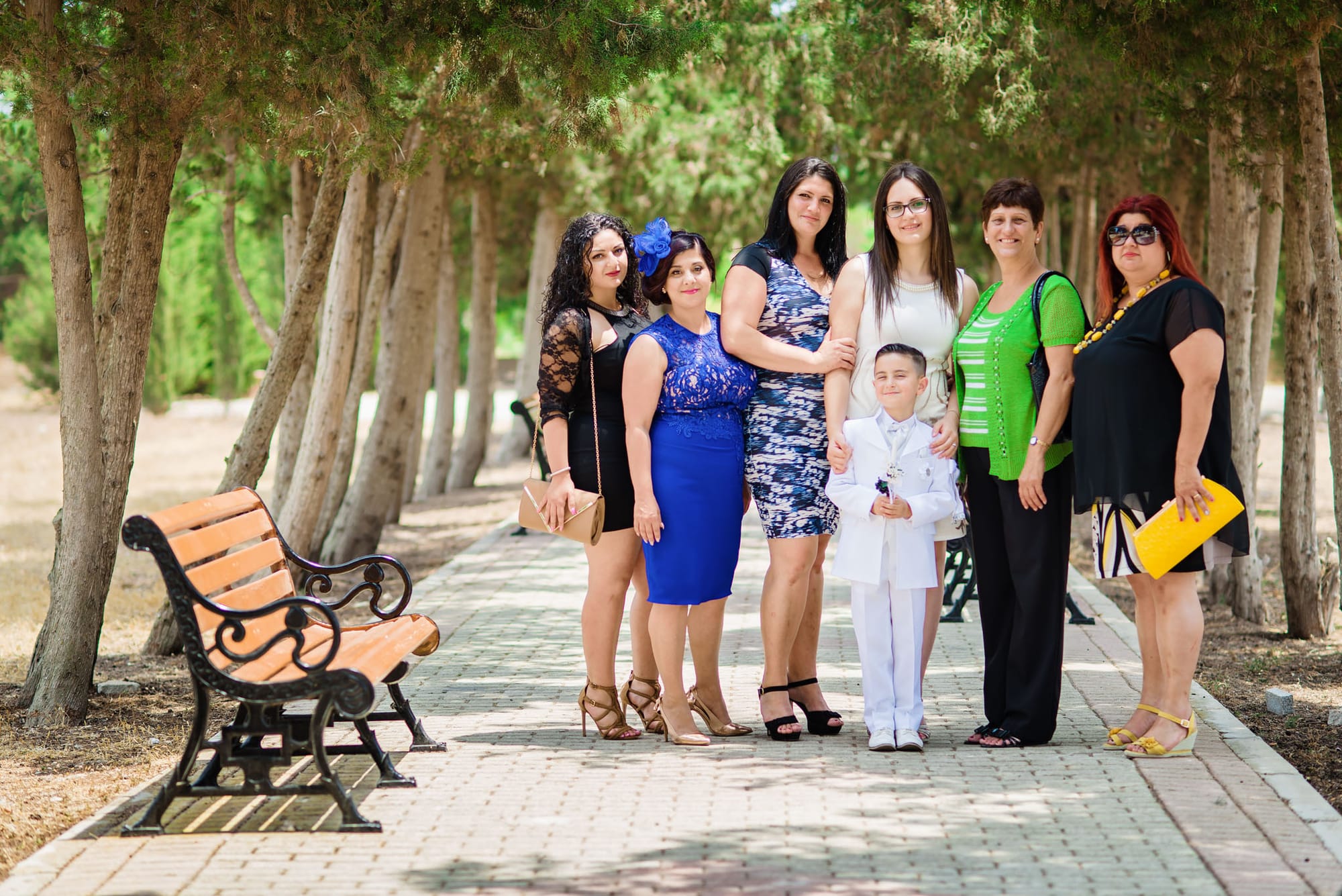 Holy communion photography,  Malta - Chinese Gardens