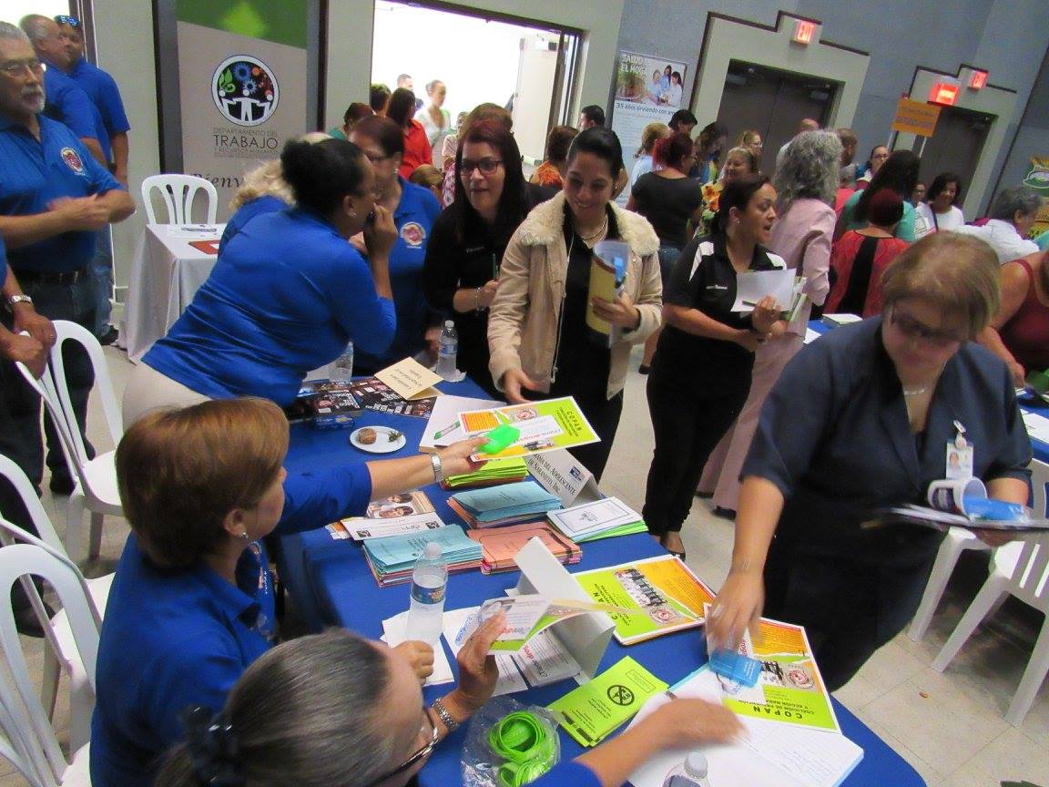 Mesa Informativa en Feria de Salud del Municipio de Naranjito 2016