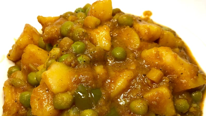 Aloo Mutter - Text