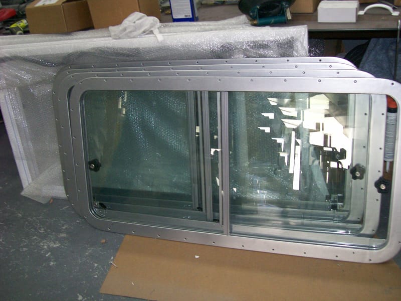 MARINE ALUMINUM SLIDING WINDOWS