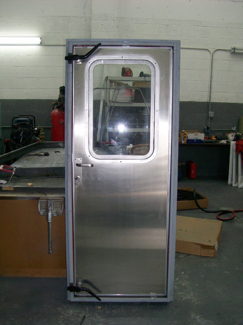 MARINE ALUMINUM WEATHER TIGHT DOORS