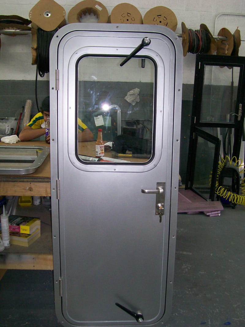 MARINE WELDED WEATHER TIGHT STEEL DOORS