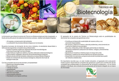 PERFIL DE BIOTECNOLOGÍA