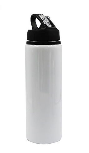 Sports water bottle with straw image