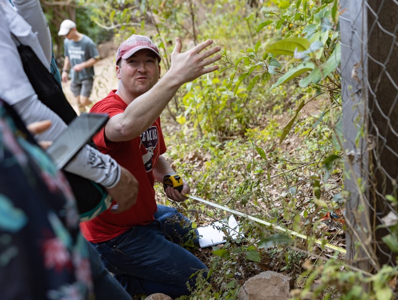1. Legada a Chiquimulilla. Construcción del Muro de Contención en Guayabales
