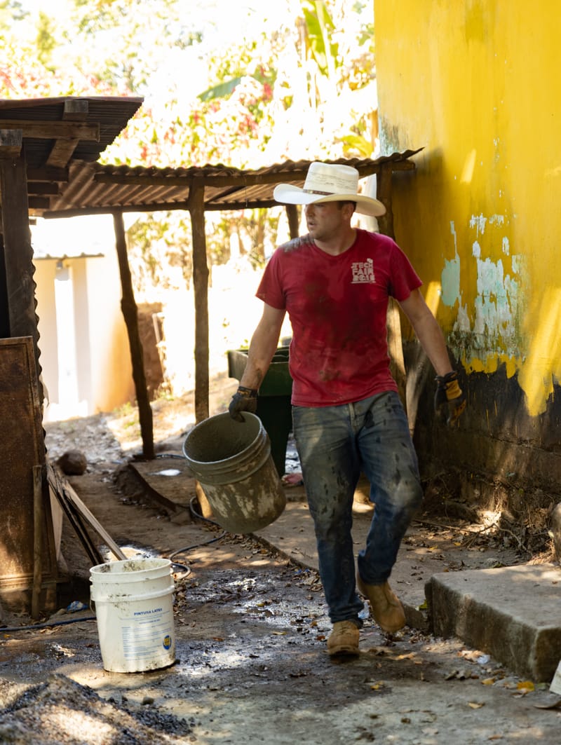 1. Legada a Chiquimulilla. Construcción del Muro de Contención en Guayabales
