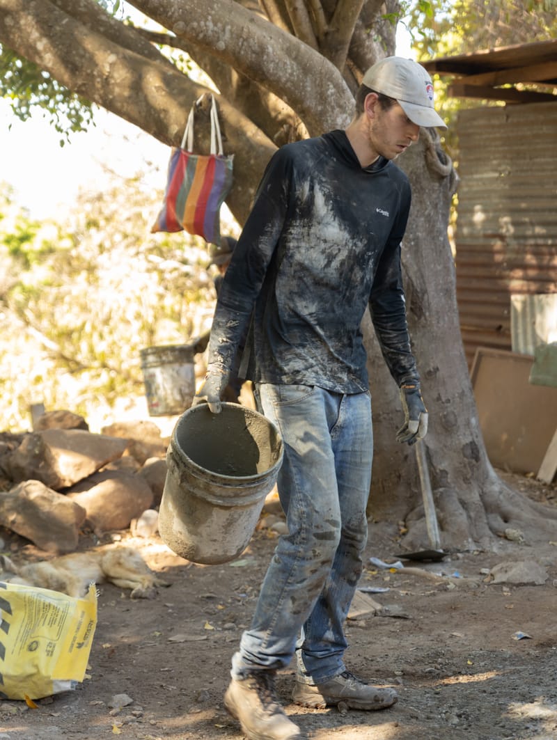 1. Legada a Chiquimulilla. Construcción del Muro de Contención en Guayabales