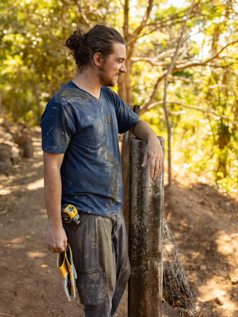 1. Legada a Chiquimulilla. Construcción del Muro de Contención en Guayabales