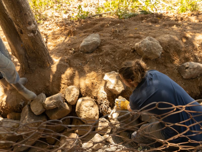 1. Legada a Chiquimulilla. Construcción del Muro de Contención en Guayabales