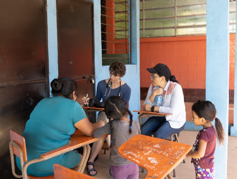 2. Atención Médica en las aldeas de Guayabales y Chanlapa
