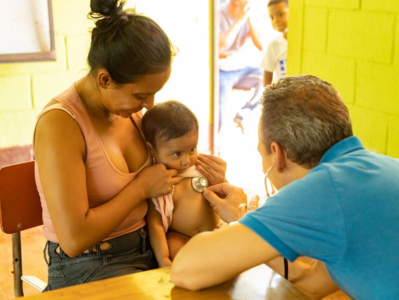 2. Atención Médica en las aldeas de Guayabales y Chanlapa
