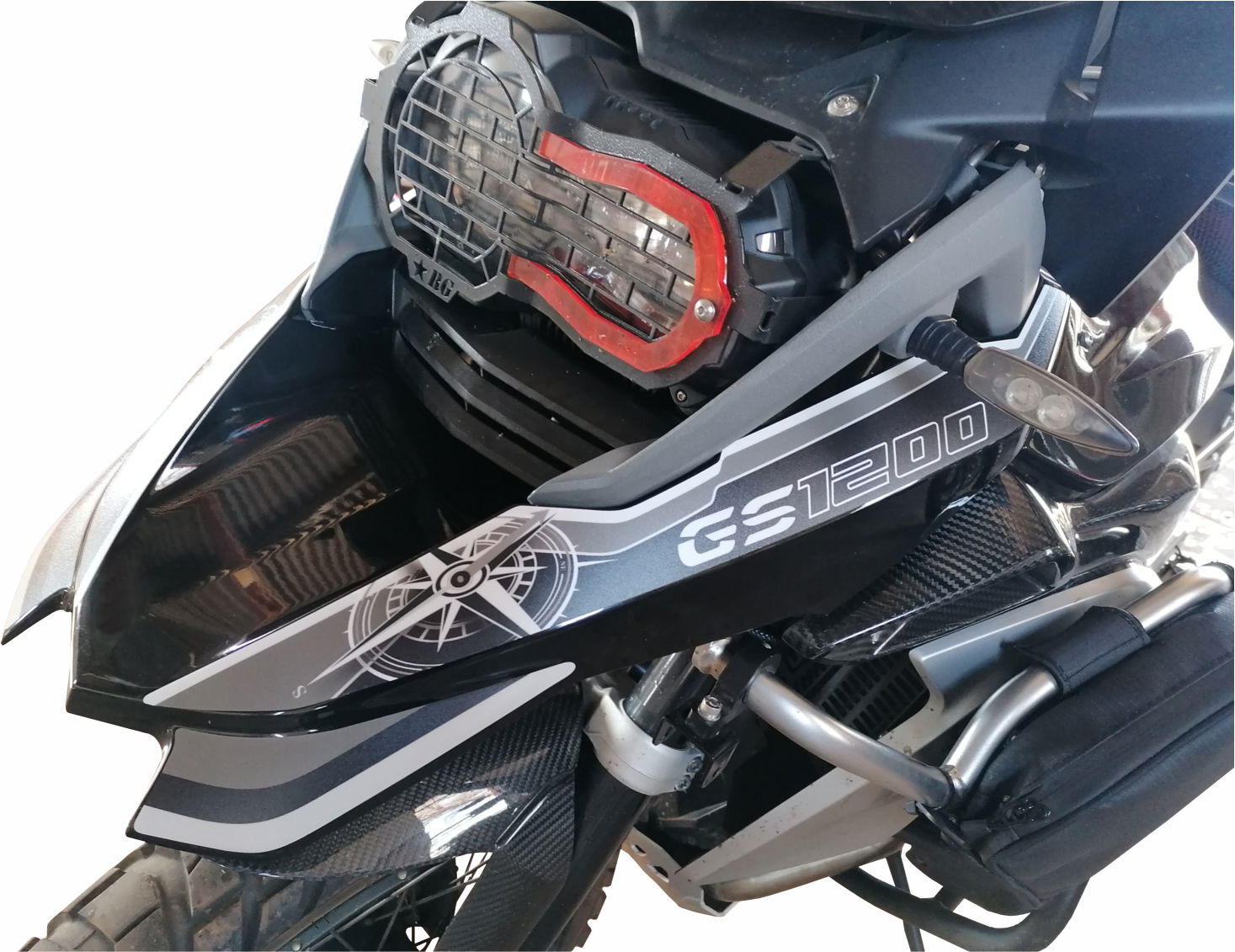 R1200GS FRONT MUDGUARD DECALS