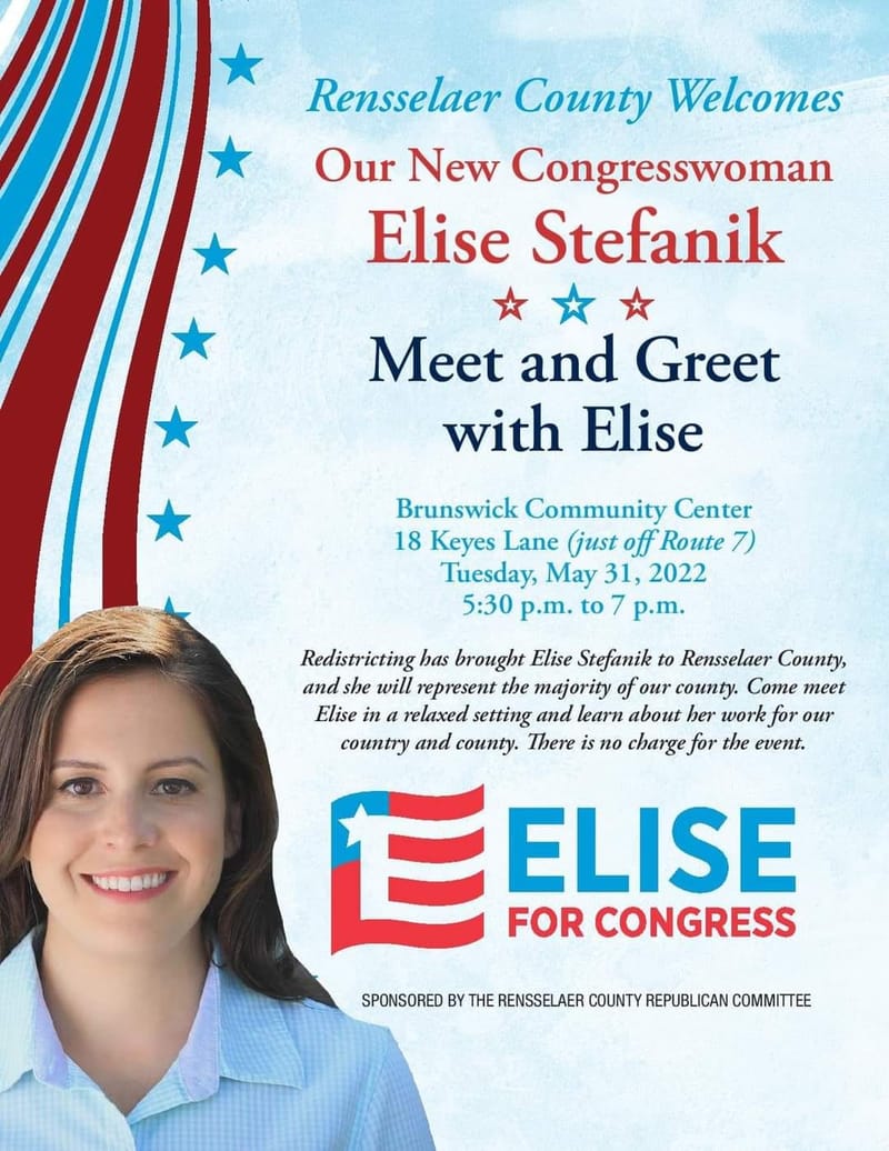Meet & Greet with Congresswoman Elise Stefanik