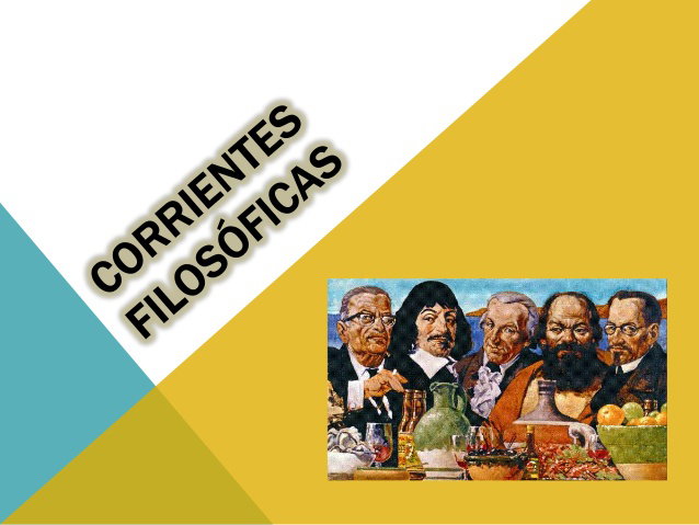 Corrientes filosóficas