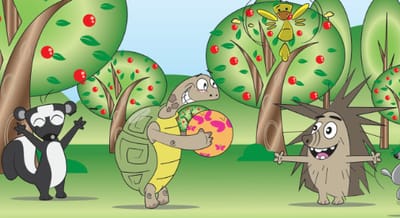 قصص/ أصدقاء قنفذ