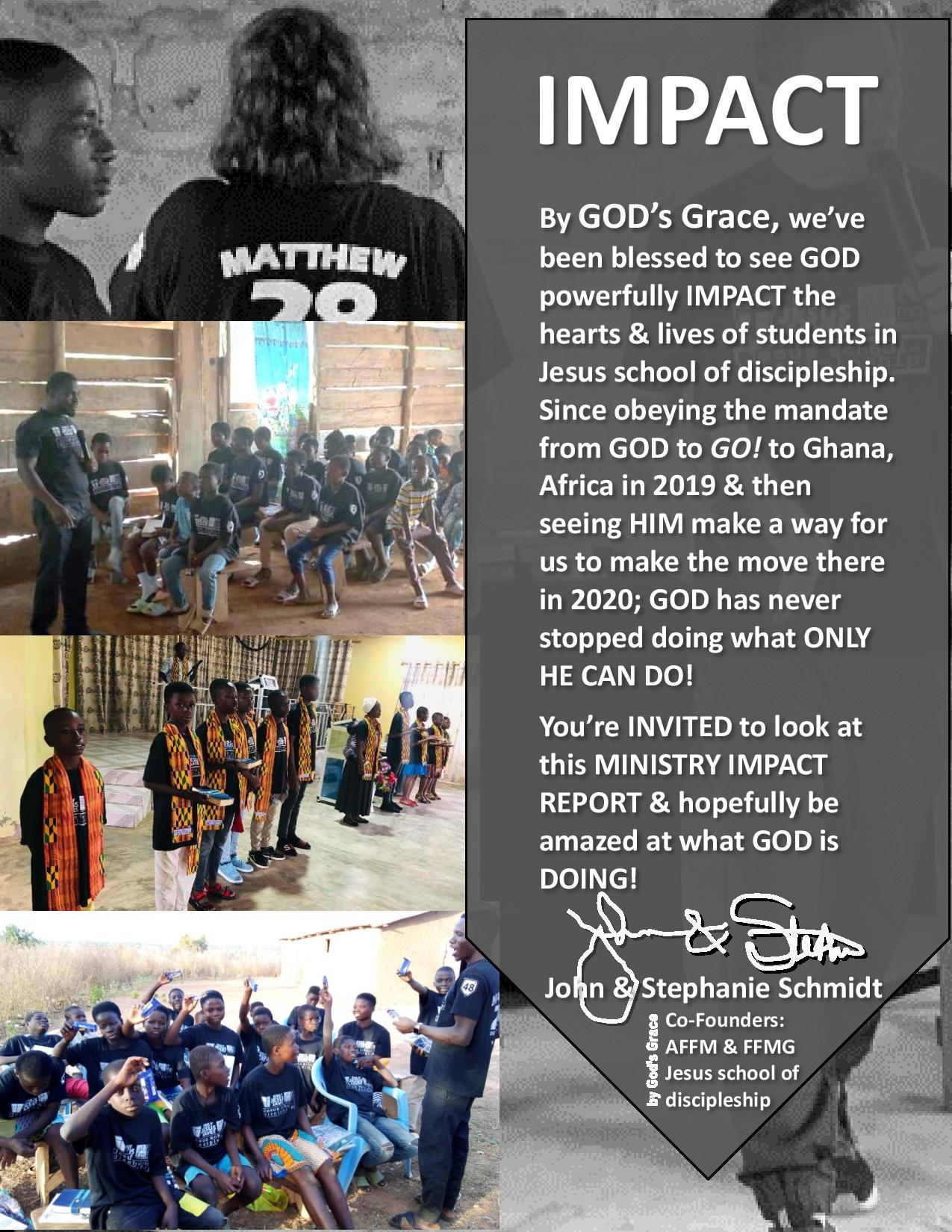 2023 AFFM & FFMG Year End Ministry Impact Report