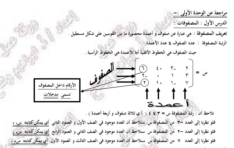 دوسية المصفوفات
