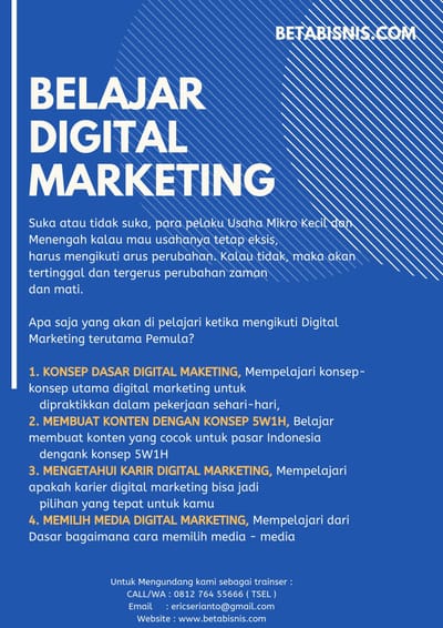 TERBAIK!!! Digital Marketing Agency Pekanbaru, WA 0812 7645 5666