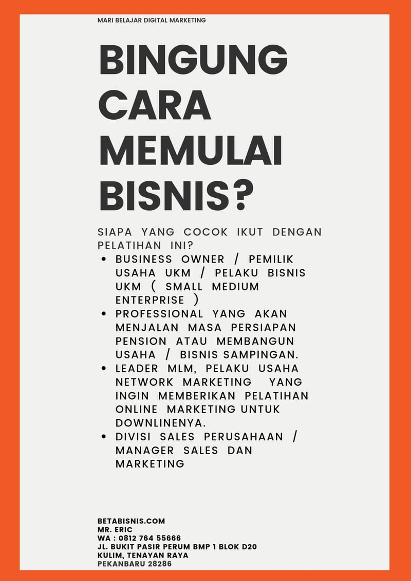 RECOMMENDED!!! Digital Marketing Pekanbaru WA 0812 7645 5666