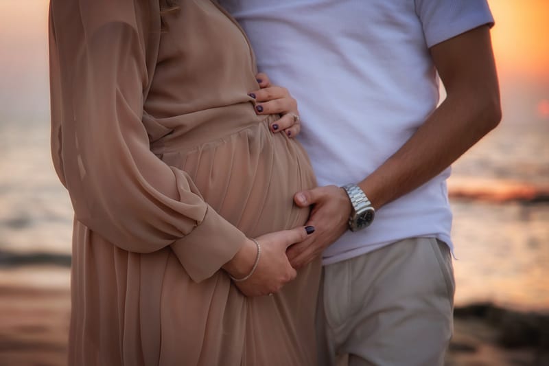 הריון וזוגיות בטבע