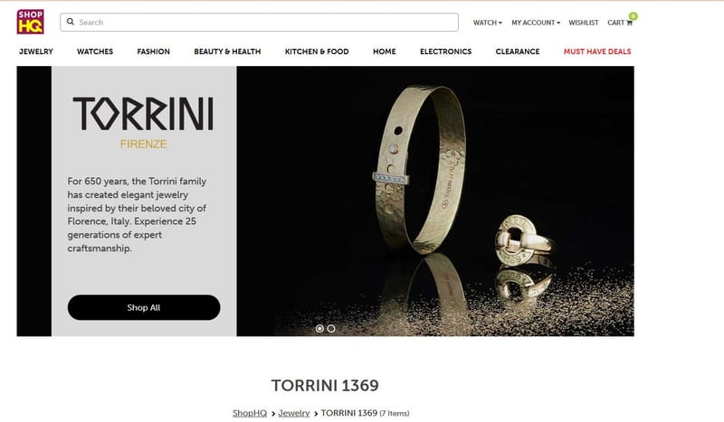 Fabrizio Torrini "live" su Shop HQ