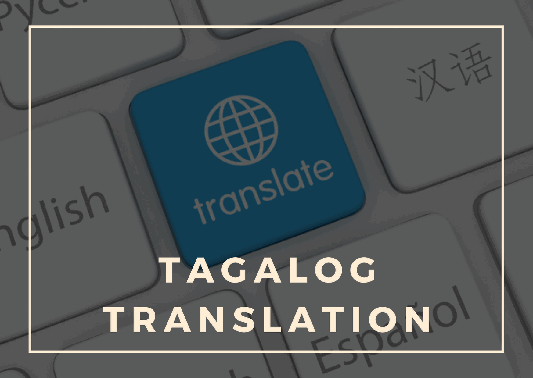 Tagalog Translation