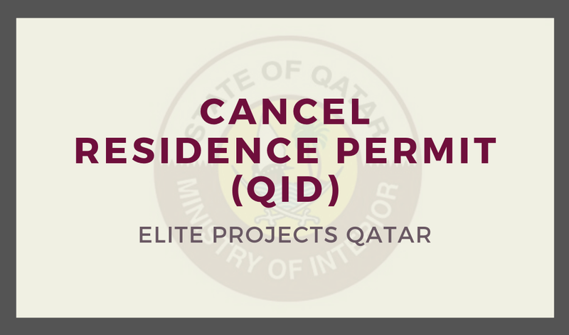 Cancel Residence Permits (QID)