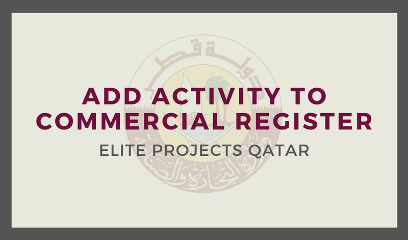 Add Activity to Commercial Register