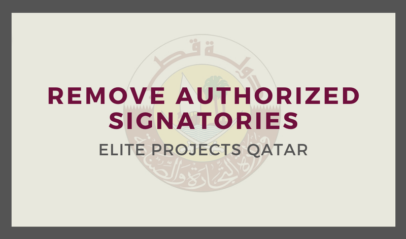 Remove Authorized Signatories