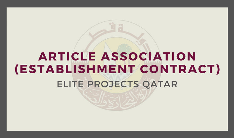 Article Association (Establishment Contract).