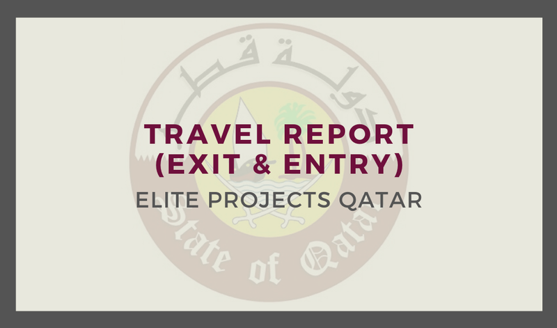 Travel Report (Exit & Entry)