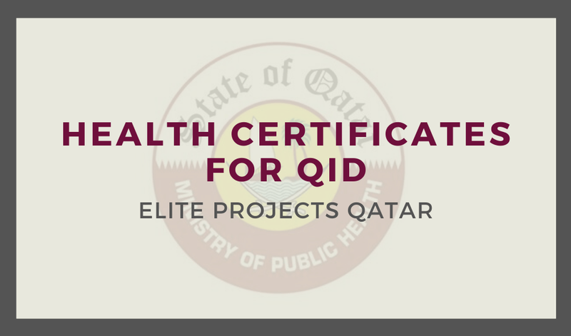 Health Certificates for QID