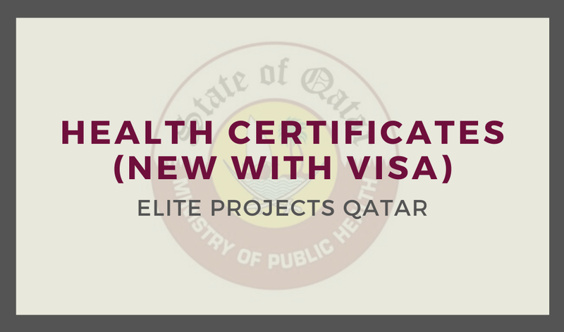 Health Certificates (New with Visa)