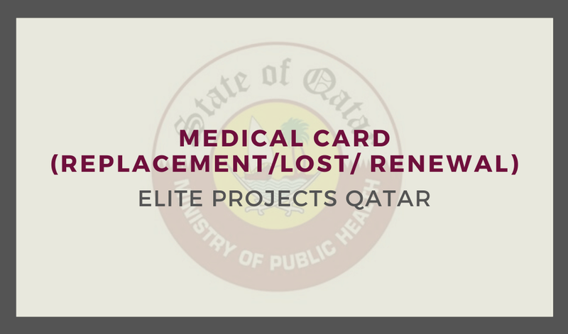 Medical Card (Replacement/Lost/ Renewal)