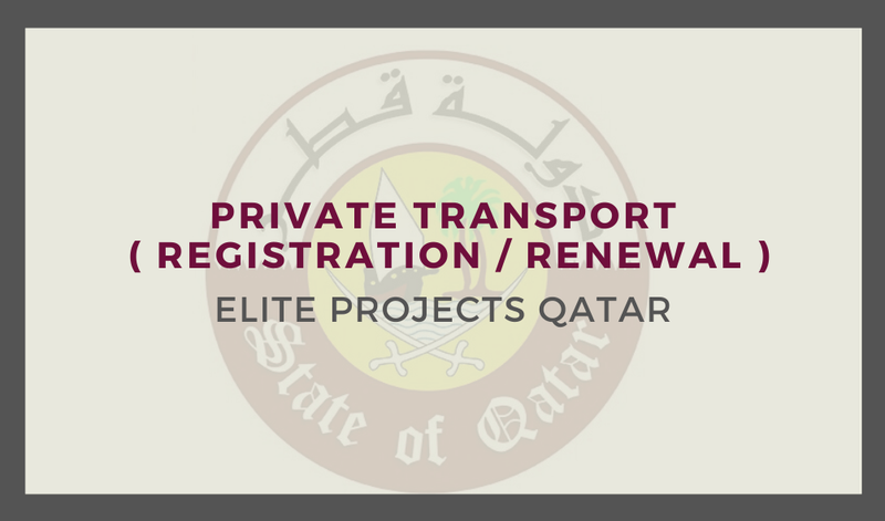 Private Transport ( Registration / Renewal )