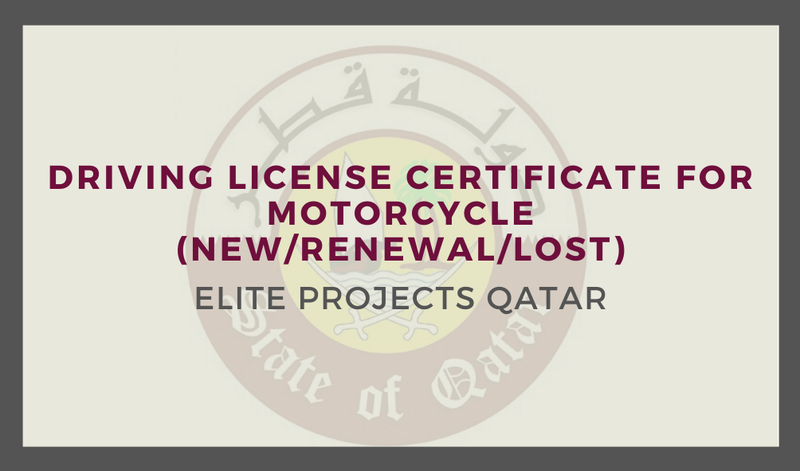 Driving License Certificate for Motorcycle (New/Renewal/Lost)