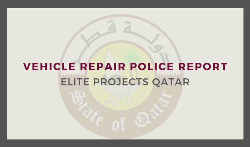 Vehicle Repair police Report