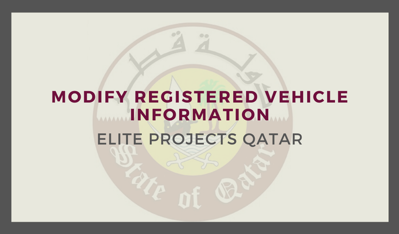 Modify Registered Vehicle Information