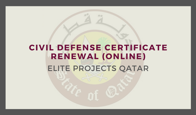 Civil Defense Certificate Renewal (Online)