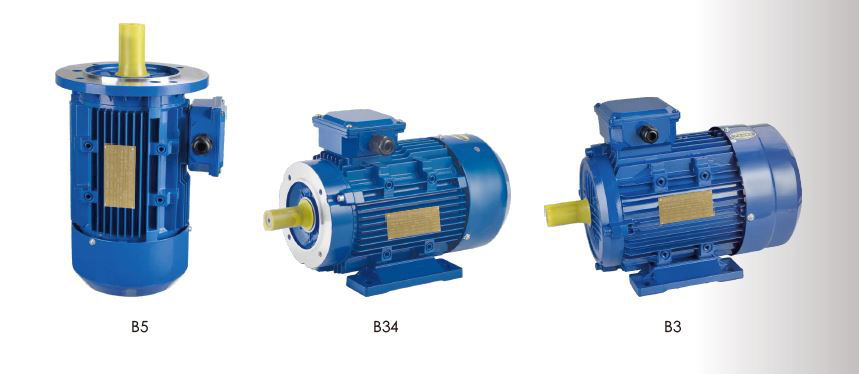 Moteur asynchrone à boîtier en alliage d'aluminium