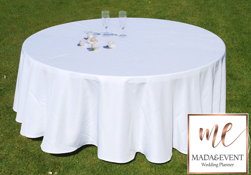 NAPPE Ø183X64CM, BLANC