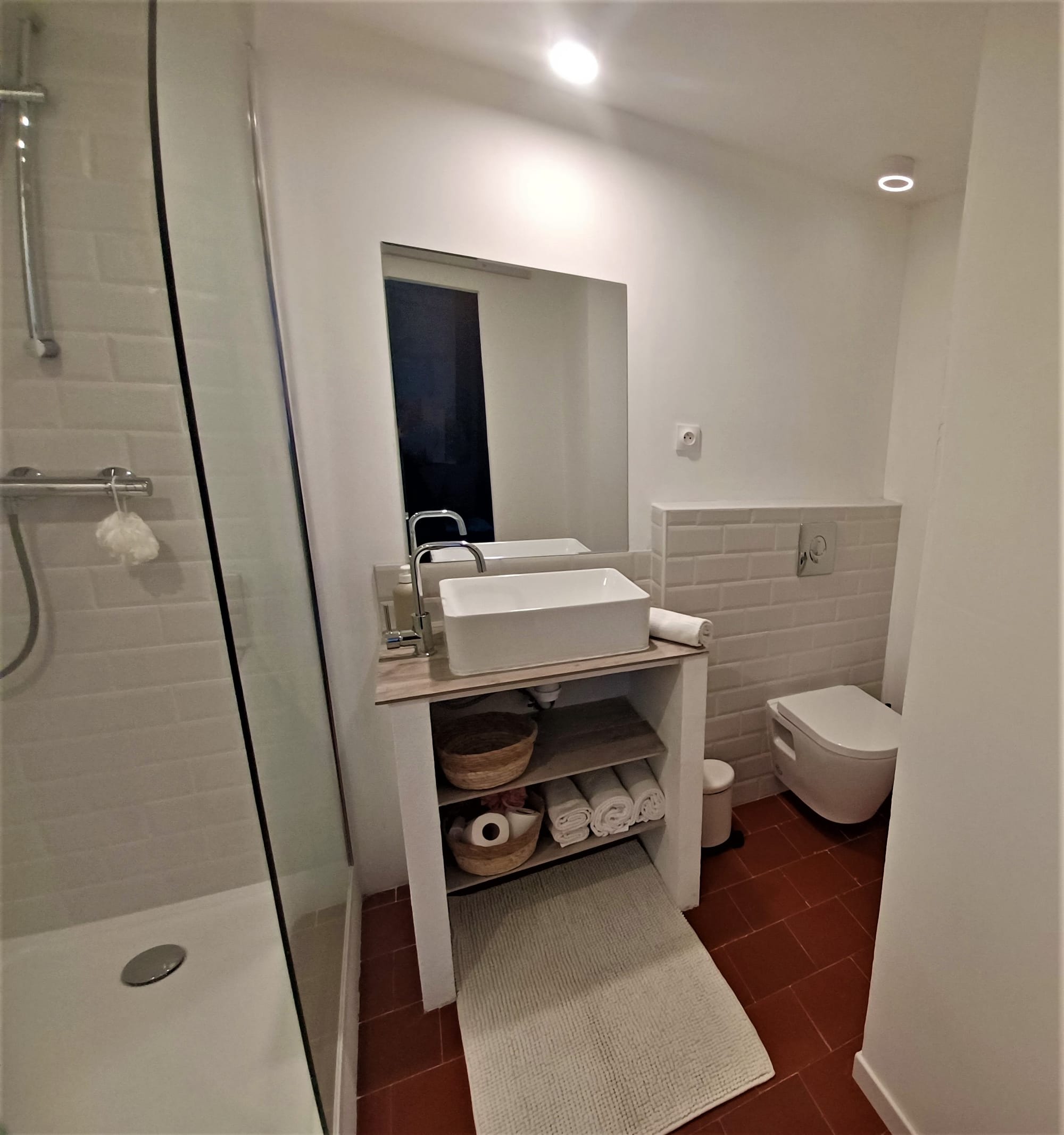 Le duplex salle d'eau niveau 1
