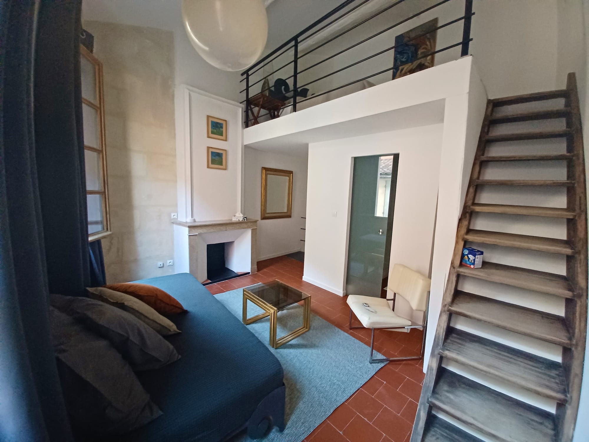 Le duplex vue sur mezzanine