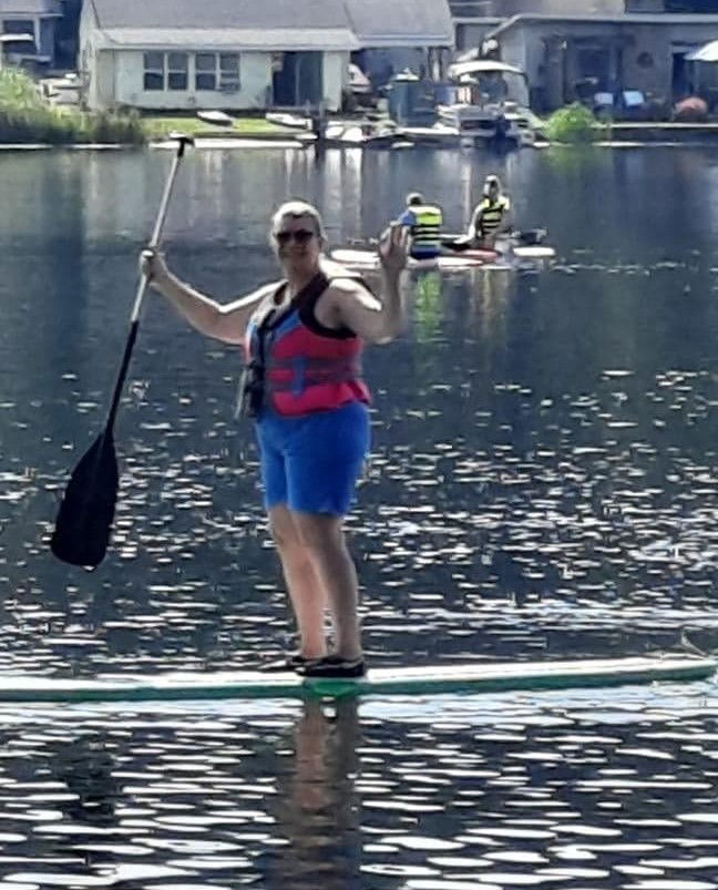 Paddle boarding!