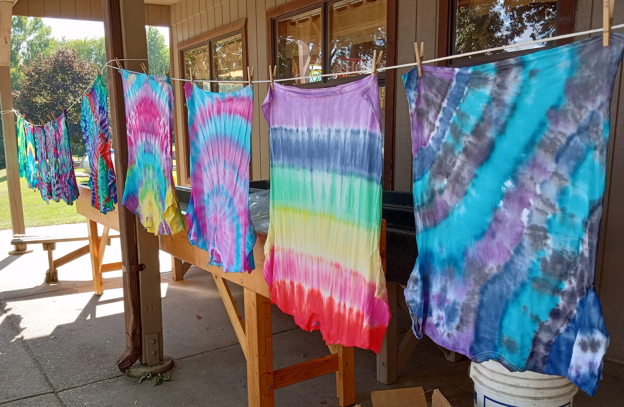 Tie Dye shirts!