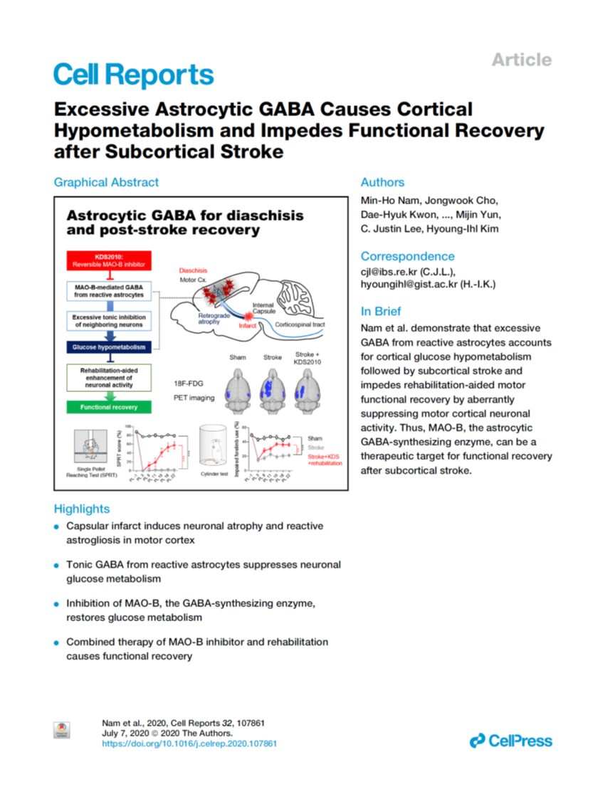 A new paper is published in Cell Reports!