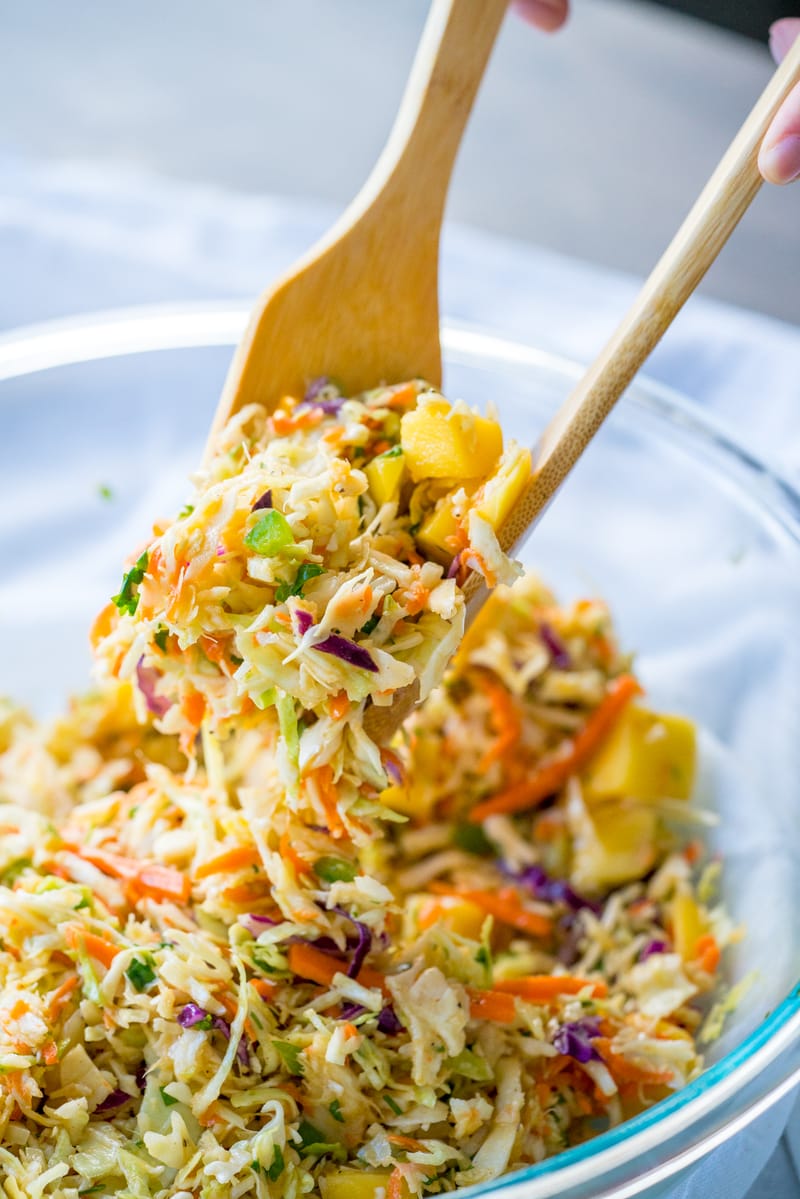 Mango Coleslaw